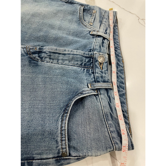 Massimo Dutti Women’s Button Fly Straight Leg Mid wash Denim Jeans Size 4 - Picture 15 of 16